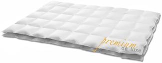 Hanskruchen Premium de Luxe Daunendecke, 90% Daunen, 10% Federn, EXTRA LEICHT, 135x220 cm