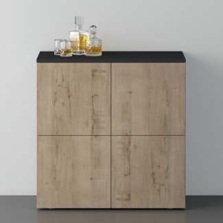 doporro Sideboard Kommode Möbel Mehrzweckschrank Push-to-Open Aufbewahrungsschrank