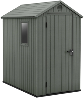 Dmora Gartenhaus Osoyoos, Gartenhütte, Gartenhaus, Werkzeugschuppen, 126x185 h205 cm, Grün