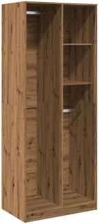 vidaXL Kleiderschrank Artisan-Eiche 80x50x200 cm Holzwerkstoff 3307764