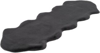 calo-deluxe Fellteppich Vogesen 300, fellförmig, Höhe: 35 mm, Kunstfell, Hochflor, handtuft, Wohnzimmer, Schlafzimmer