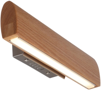 Wandleuchte Innen LED Wandlampe Wohnzimmer Wandstrahler Holz Flurlampe 1287814