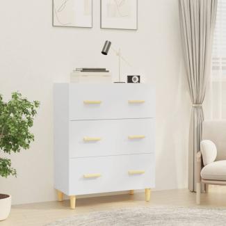 vidaXL Sideboard Weiß 70x34x90 cm Holzwerkstoff 812150