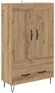 vidaXL Highboard Artisan-Eiche 69,5 x 31 x 115 cm Holzwerkstoff 882569