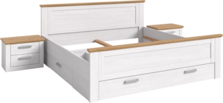 Bettanlage (B/H/T: 301x90x209 cm) in Sibiu Lärche Nachbildung