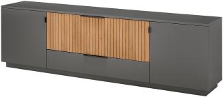 Lowboard Linda 10 anthrazit 192 x 60 x 45 cm TV-Board TV-Schrank TV-Möbel