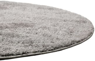 Homie Living Teppich Flavio, rund, Höhe: 30 mm, Hochflor, gewebt, weich, uni, Wohnzimmer, Schlafzimmer, waschbar