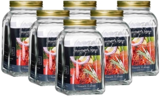 Ritzenhoff & Breker Homemade Einmachglas 1,5 l 6er Set