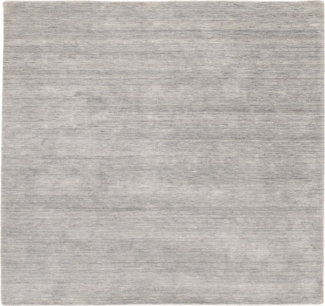 Morgenland Gabbeh Teppich - Loribaft Indus quadratisch - 200x200 cm - hellgrau