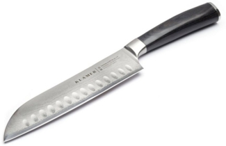Klamer 'Premium' Allzweckmesser, Damaszner Stahl schwarz, 13,7 cm