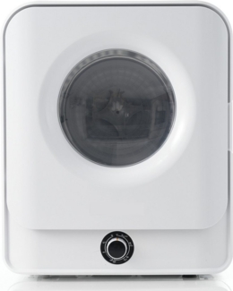 DOPWii Elektrischer Wäschetrockner Abgastrockner,Edelstahltrockner, 3kg,Tatsächlich bis 4,5kg,830W, Mehrfachfiltration,5 Programme,Überhitzungsschutz,Wandmontierbar