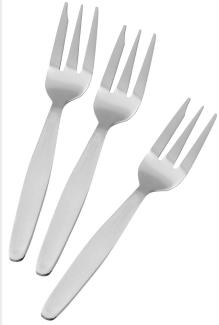 Fackelmann Kuchengabeln Arlberg Nirosta 13,5 cm, 3 Stück