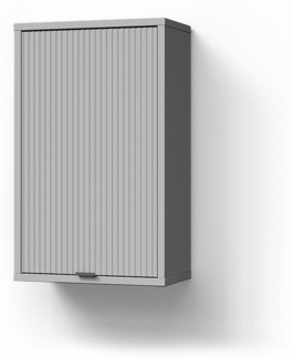 Livinity® Hängeschrank ATERNO, Grau/Grau, 40 x 65 cm mit 2 Regalböden