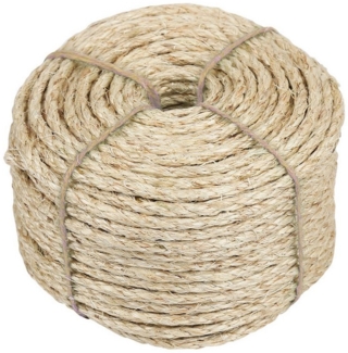 Clanmacy Kratzbaum Sisalseil Schnur Kratzbaumseil Katzespielzeug für Kratzbaum 25-100m