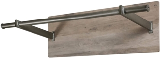 Wandgarderobe 85 cm Eiche Dekor