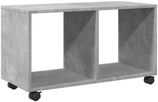 vidaXL Rollschrank Betongrau 72x33x42,5 cm Holzwerkstoff 853140
