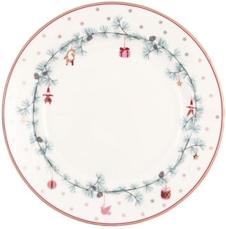 Greengate Frühstücksteller Juana Frühstücksteller white 20,5cm