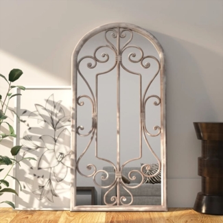 vidaXL Spiegel Sandfarben 70x30 cm Eisen für den Innenbereich 3093545