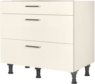 nobilia® Kochfeldumbauschrank "Touch", vormontiert, mit Schubkasten und Auszügen, in den Breiten 60 und 90 cm