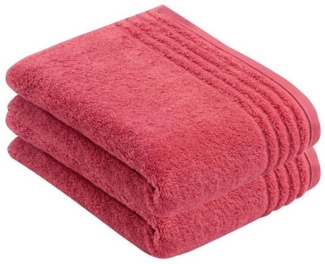 Vossen Duschtücher 2er Pack Duschtuch 67 x 140 cm Vienna Style Supers, Frottier (Spar-Set, 2-St), Vegan