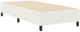 vidaXL Boxspringbett Creme 90x190 cm Cordstoff 3337384