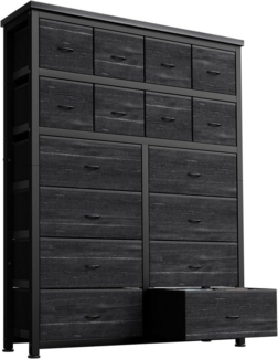 GarveeMore Kommode 16er Stoff-Kommode, Multifunktion für Kleider (Schlaf-/Wohnzimmer)