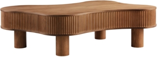 SalesFever Couchtisch (1-St), mit Massivholz-Lamellen