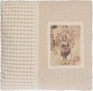 Kissen Romance Quadratisch Baumwolle&Polyester Beige