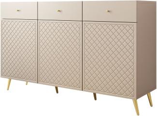 Sideboard Temerra 3D3SZ (Farbe: Sandbeige)