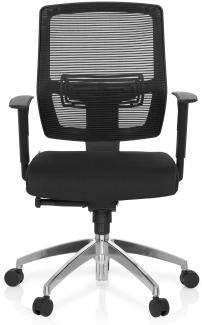 hjh OFFICE Profi Bürostuhl NET 90 Stoff/Netzstoff Schwarz