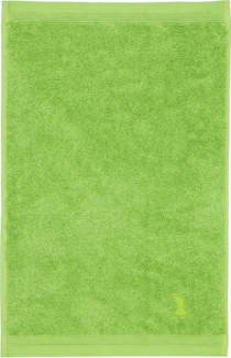 möve Superwuschel Gästetuch, 100% Baumwolle, Peridot, 30x50 cm