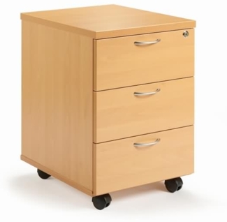 Soennecken Rollcontainer 3xSchub 58,5x40,7x50cm buche