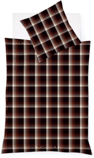 fleuresse Bettwäsche Lech 4308, Flanell, 2 teilig, Edelflanell, Baumwolle, in Gr. 135x200, 155x220, 200x200cm