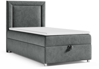 Best for Home Boxspringbett mit Bettkasten Trinity K3 SINGLE Bonell-Matratze inkl. 7 cm Topper (Einzelbett, Polsterbett mit gepolstertes Kopfteil, Jugendbett, Kinderbett versch. Größen, 70x200 80x200 90x200 100x200 cm), verschiedene Liefermöglichkeiten...