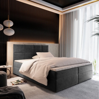 Masseno Boxbett LENA 160x200 cm mit Bonell Matratze und Topper