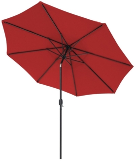 KOMFOTTEU Sonnenschirm Gartenschirm, φ3M, Rot