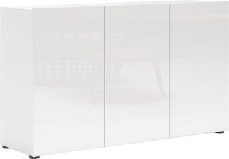 INOSIGN Sideboard Mister, Kommode, komplett Hochglanz lackiert, Breite 135cm