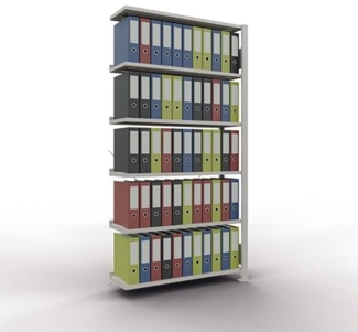 Schulte Regal MULTIplus85 36010 Anbau 2.000 x 1.000 x 300 mm AL lichtgrau