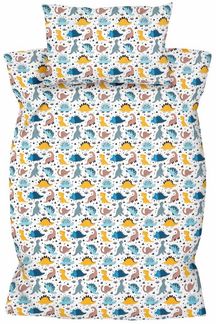 Amilian Kinderbettwäsche 100x135 - Bettwäsche Kinder - Kopfkissenbezug 40x60 cm Babybettwäsche, 2 teilig, 100% Baumwolle, für Mädchen und Jungen