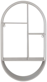 ebuy24 Regal Feira Regal Wandregal grau.