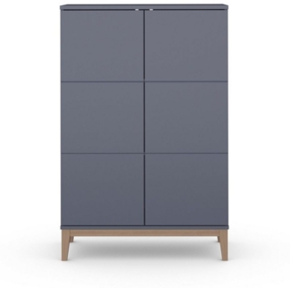 andas Highboard Maryd (1 St), Hochkommode mit Untergestell in Holzoptik