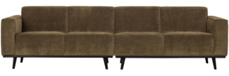 Sofa Statement L aus gewebten Jacquard, Braun