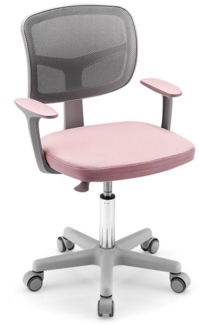 COSTWAY Drehstuhl Kinder Schreibtischstuhl, höhenverstellbar, von 3-10 Jahre