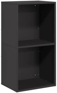 vidaXL Brennholzregal Schwarz 40x30x75 cm Kaltgewalzter Stahl 864191