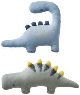 vertbaudet Dekokissen 2er-Set Kinder Kissen KLEINER DINO