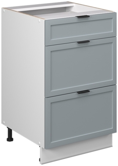 Vicco Küchenschränke Hellblau-grau 50 cm ohne Arbeitsplatte, Fame-Line