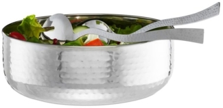 Salatschüssel mit Besteck