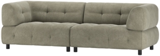 Sofa Louis aus Chenille-Stoff, Leaf