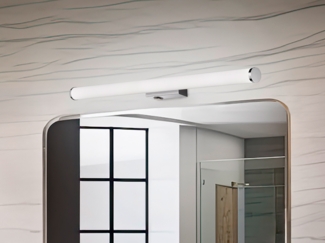 Trio Leuchten LED Badezimmer Wandleuchte Mattimo 283274206, Metall Chrom, Kunststoff Weiß, 6.5 Watt LED