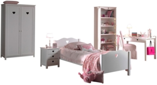 Kinderzimmer Kamila 11 Kinderzimmer Möbel Set Mädchen MDF Weiß